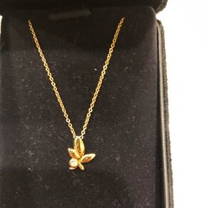 Tiffany 18K Rose Gold Diamnond 16-inch necklace